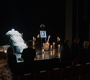 Atsisveikinimas su Kostu Smoriginu Jaunimo teatre