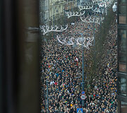 Protestas &bdquo;&Scaron;alin rankas nuo laisvo žodžio&ldquo;