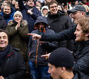 Protestas &bdquo;&Scaron;alin rankas nuo laisvo žodžio&ldquo;