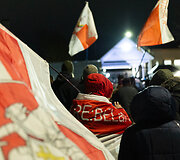 Prie JAV ambasados atvežti paleisti Baltarusijos politiniai kaliniai