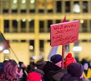 Trečiadienio protestas &bdquo;&Scaron;alin rankas nuo laisvo žodžio!&ldquo;