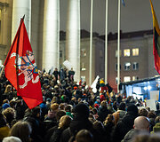 Trečiadienio protestas &bdquo;&Scaron;alin rankas nuo laisvo žodžio!&ldquo;