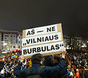 Trečiadienio protestas &bdquo;&Scaron;alin rankas nuo laisvo žodžio!&ldquo;