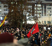 Trečiadienio protestas &bdquo;&Scaron;alin rankas nuo laisvo žodžio!&ldquo;