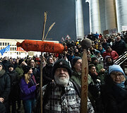 Trečiadienio protestas &bdquo;&Scaron;alin rankas nuo laisvo žodžio!&ldquo;