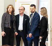 Prezidentas susitiko su Seimo Pirmininku ir Seimo frakcijų seniūnais 