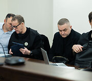 Dailiaus Dargio, Ovidijaus Jūrono ir Arturo Ju&scaron;inskio teismo posėdis