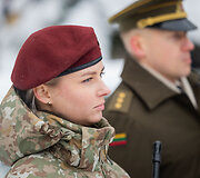 Žuvusiųjų pagerbimo ceremonija Vilniaus Antakalnio kapinėse