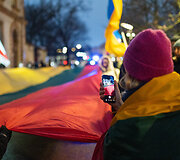 Paramos ir solidarumo eitynės &bdquo;Mūsų vėliavos &ndash; laisvės vėliavos!&ldquo;
