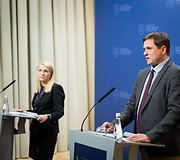 Spaudos konferenciją apie Lietuvos piliečių evakuaciją i&scaron; Artimųjų rytų regiono