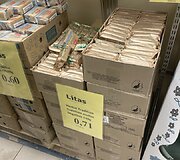 Prekių kainos parduotuvėje &bdquo;Litas&rdquo;
