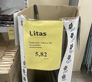 Prekių kainos parduotuvėje &bdquo;Litas&rdquo;