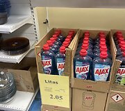 Prekių kainos parduotuvėje &bdquo;Litas&rdquo;