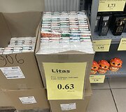 Prekių kainos parduotuvėje &bdquo;Litas&rdquo;