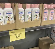 Prekių kainos parduotuvėje &bdquo;Litas&rdquo;