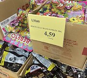 Prekių kainos parduotuvėje &bdquo;Litas&rdquo;