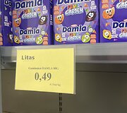 Prekių kainos parduotuvėje &bdquo;Litas&rdquo;