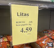 Prekių kainos parduotuvėje &bdquo;Litas&rdquo;