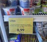 Prekių kainos parduotuvėje &bdquo;Litas&rdquo;