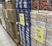 Prekių kainos parduotuvėje &bdquo;Litas&rdquo;