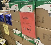 Prekių kainos parduotuvėje &bdquo;Litas&rdquo;