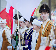 Vilniaus gatvėmis žygiavo tradicinė Lietuvos lenkų sąjungos organizuojama eisena