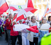 Vilniaus gatvėmis žygiavo tradicinė Lietuvos lenkų sąjungos organizuojama eisena