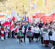 Vilniaus gatvėmis žygiavo tradicinė Lietuvos lenkų sąjungos organizuojama eisena