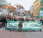 Vilniaus &bdquo;Žalgirio&ldquo; fanų eisena