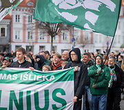 Vilniaus &bdquo;Žalgirio&ldquo; fanų eisena