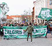 Vilniaus &bdquo;Žalgirio&ldquo; fanų eisena