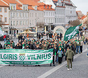 Vilniaus &bdquo;Žalgirio&ldquo; fanų eisena