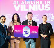 Wizz Air spaudos konferenciją Vilniaus oro uosto konferencijų centre