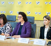 Orintos Leiputės organizuojama spaudos konferencija &bdquo;Atsakas į &scaron;iandienos i&scaron;&scaron;ūkius: stiprinamas e. sveikatos tinklo saugumas&ldquo;