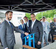 &bdquo;Rail Baltica&ldquo; geležinkelio ie&scaron;mų gamybos pradžios renginys