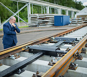 &bdquo;Rail Baltica&ldquo; geležinkelio ie&scaron;mų gamybos pradžios renginys
