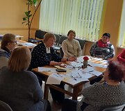 Joni&scaron;kio rajono partnerystės vietos veiklos grupės projekto &bdquo;Vaikai užauginti&ldquo; dalyviai