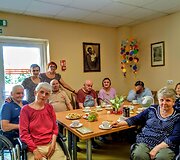 Joni&scaron;kio rajono partnerystės vietos veiklos grupės projekto &bdquo;Vaikai užauginti&ldquo; dalyviai