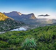 Auk&scaron;čiausia Tasmanijos vir&scaron;ukalnė &ndash; Mt. Ossa, Tasmanija
