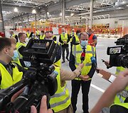  Medienos drožlių plok&scaron;čių gamyklos atidarymas Akmenės laisvojoje ekonominėje zonoje