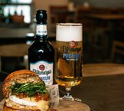 Normandi&scaron;kas &bdquo;Drama burger&ldquo; mėsainis