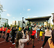 Sporto &scaron;ventė &bdquo;BeActive Night&ldquo; Raseiniuose