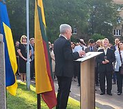 Valstybės dienos minėjimas Lietuvos ambasadoje Kyjive