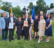 Valstybės dienos minėjimas Lietuvos ambasadoje Kyjive