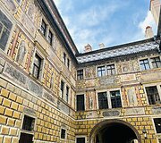 Česky Krumlovo rūmai ir pilis