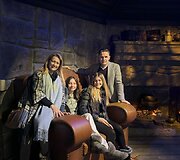 Gudelių &scaron;eima: Silvia, Mariaina, Adriana ir Mindaugas