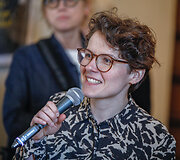 Parodą atidarė VDA Grafikos katedros vedėja doc. Elena Grudzinskaitė