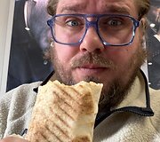 Donato Karkliaus apsilankymas kebabinėje &bdquo;Bakurai by Ta&scaron;kas&ldquo;