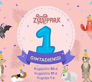Zoologijos sodui Vilniuje &bdquo;Zoopark&ldquo; &ndash; vieneri metai