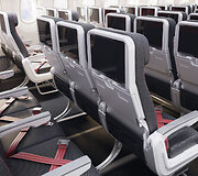 Turkish Airlines lėktuvo vidus